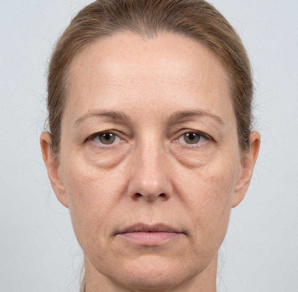 Sub-Brow Lift & Lower Blepharoplasty - Before