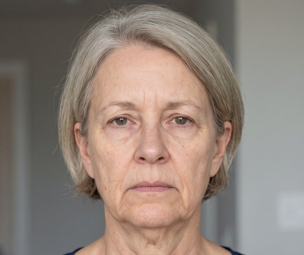 54 y/o Deep Plane Facelift - Before