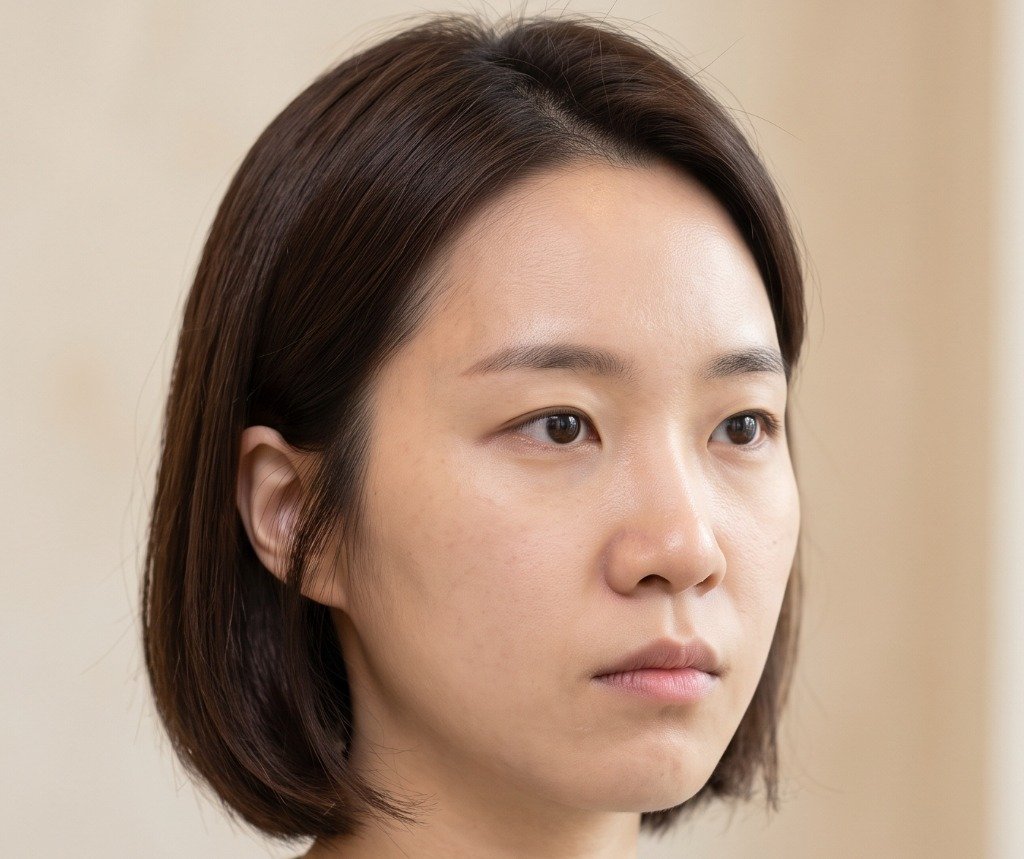 Autologous Rib Rhinoplasty - Before